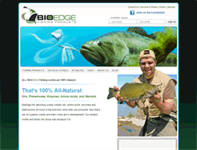 Tablet Screenshot of bioedgefishing.com